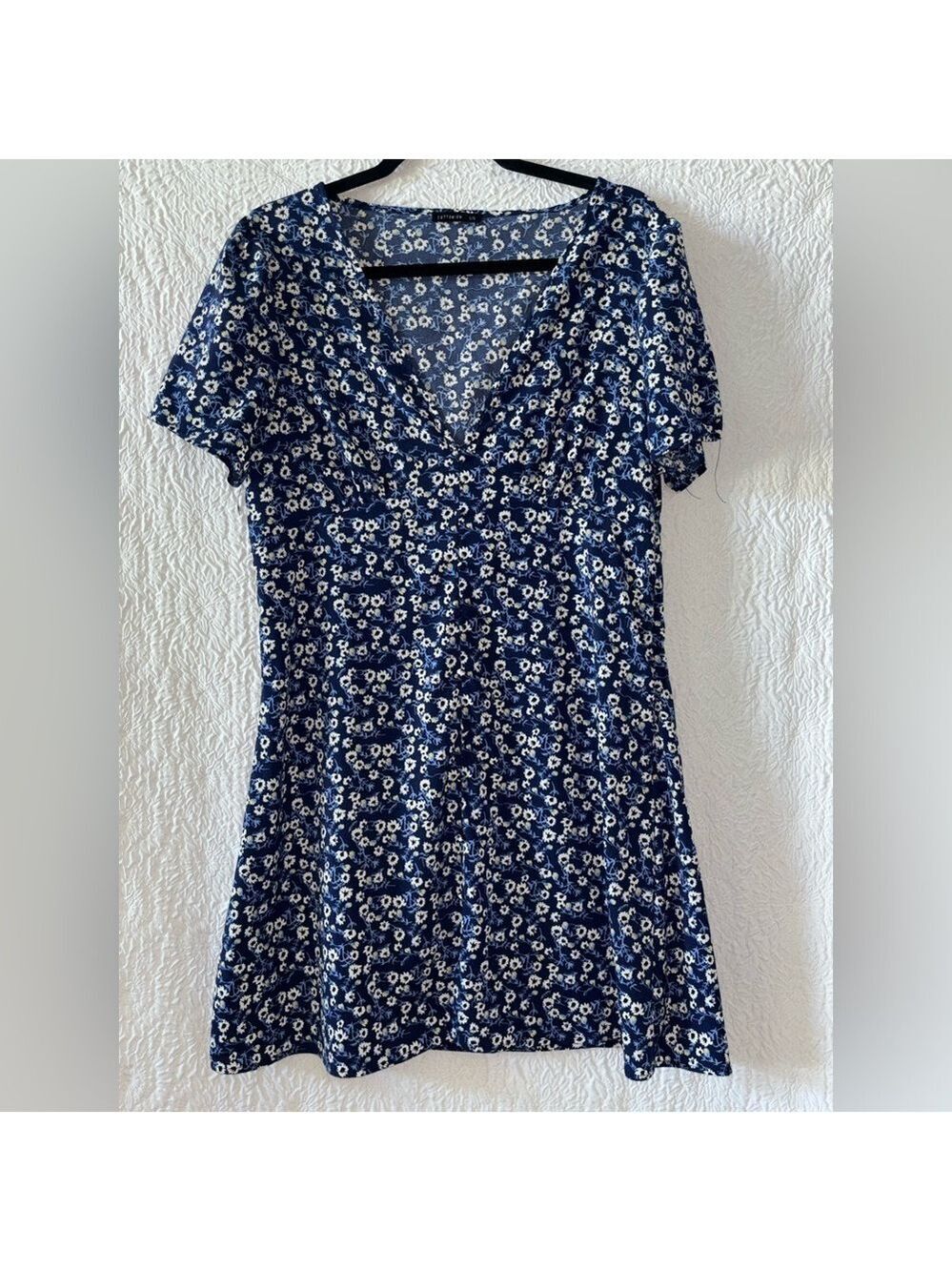 Cotton:On Floral Short Sleeve Midi Dress